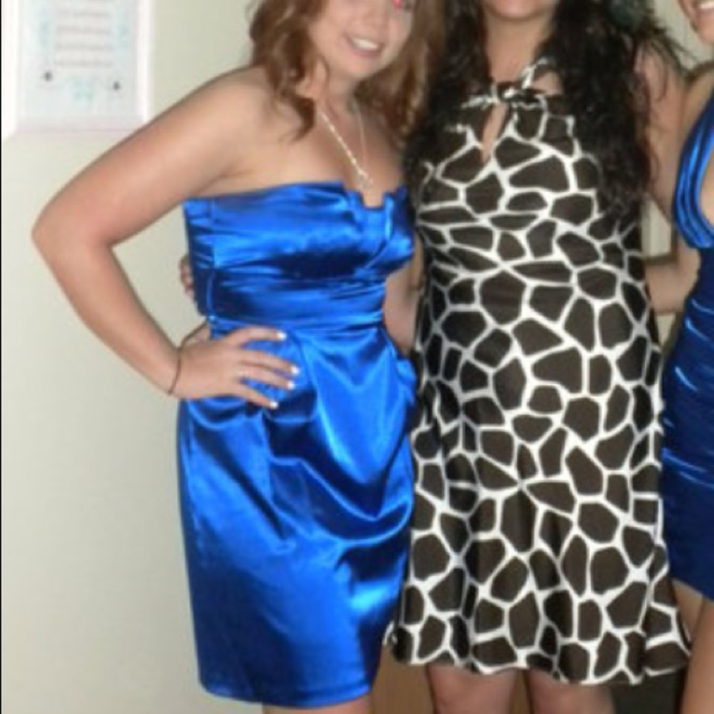 Royal blue dress